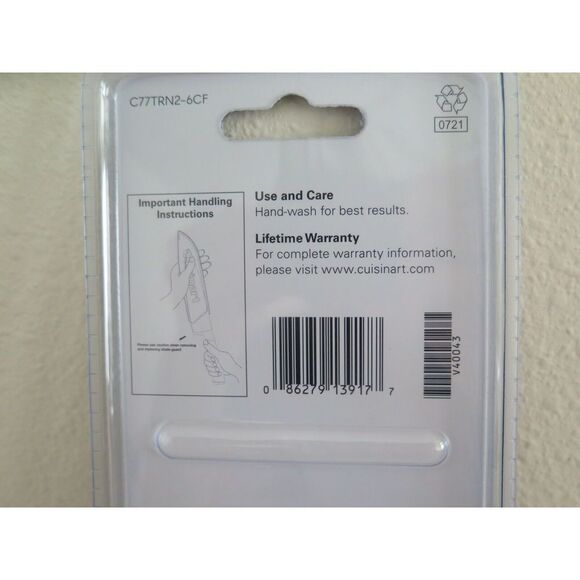 Cuisinart Classic C77TRN2-6CF, Silver/Black 6" Chef Knife - Picture 5 of 6